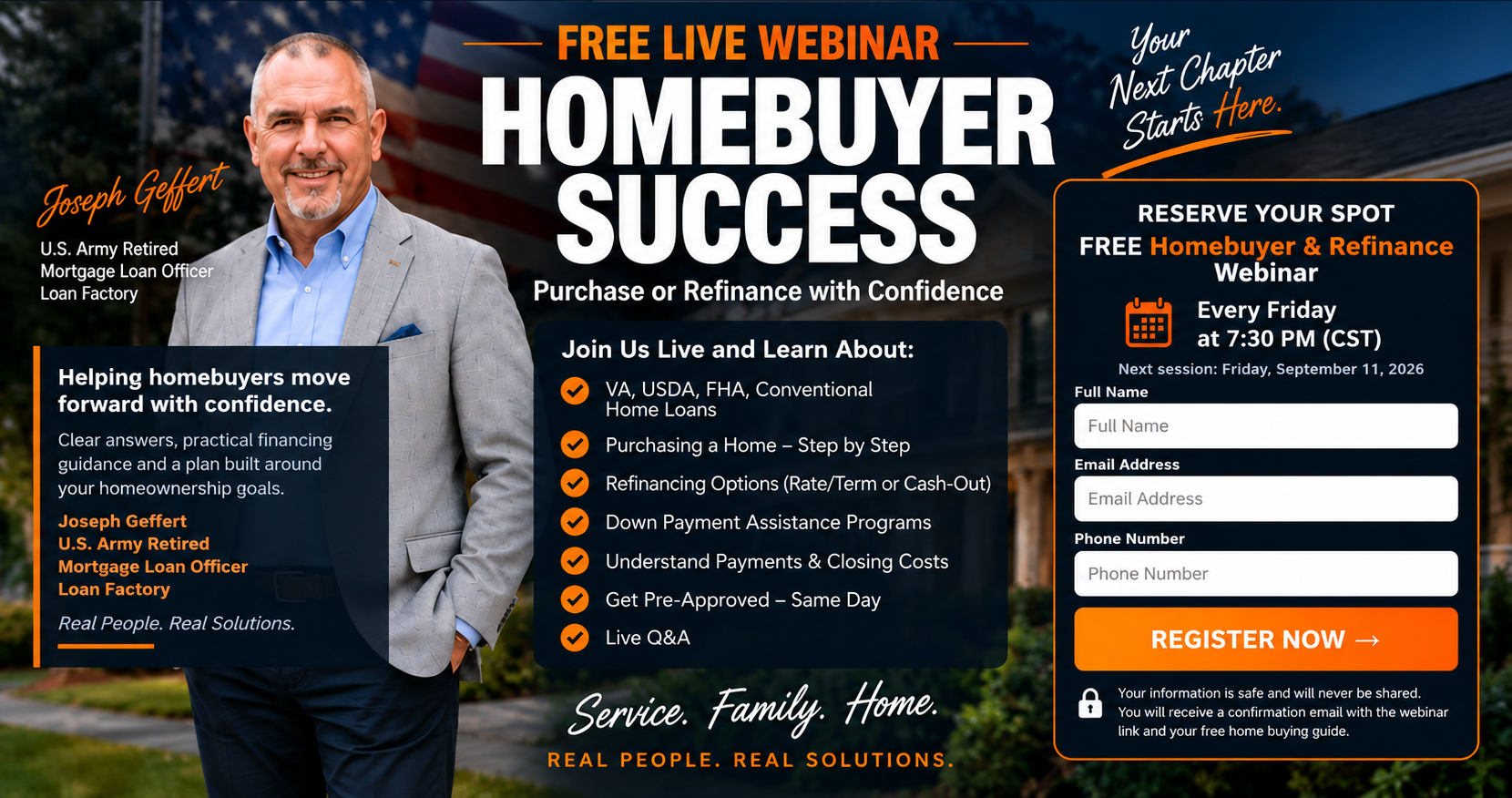 Homebuyer Success purchase and refinance webinar